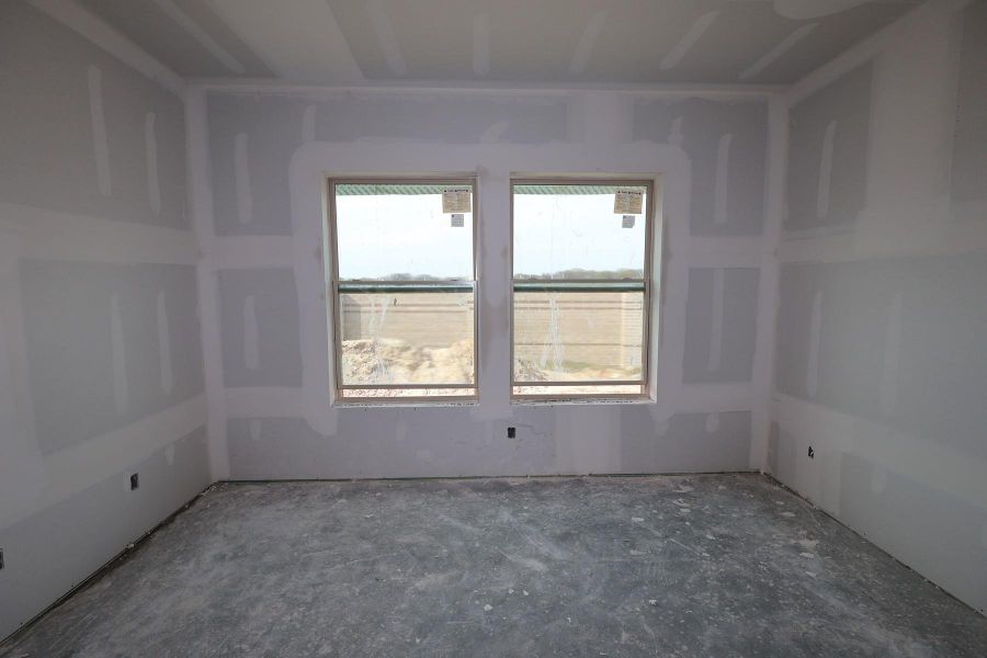 In-progress construction of a new home in Prairieland Village 40' Homesites, Cypress, TX (Image 13).