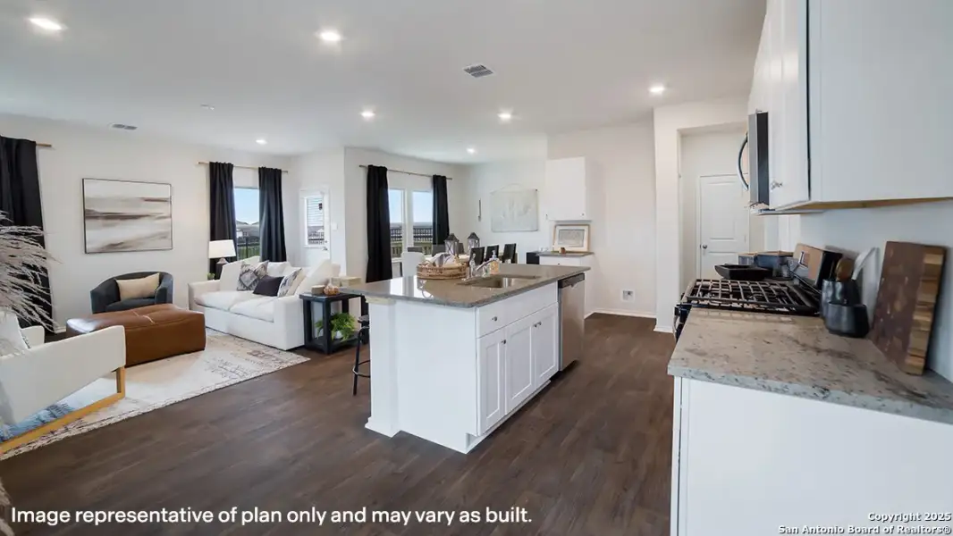 Furnished interior view inside a new home in , San Antonio (Image 21).
