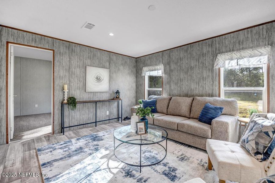 Furnished interior view inside a new home in , Hastings (Image 10).