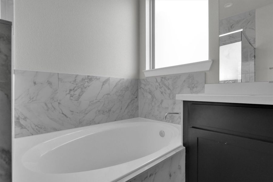 Furnished interior view inside a new home in Canterra Creek  60', Rosharon (Image 11).