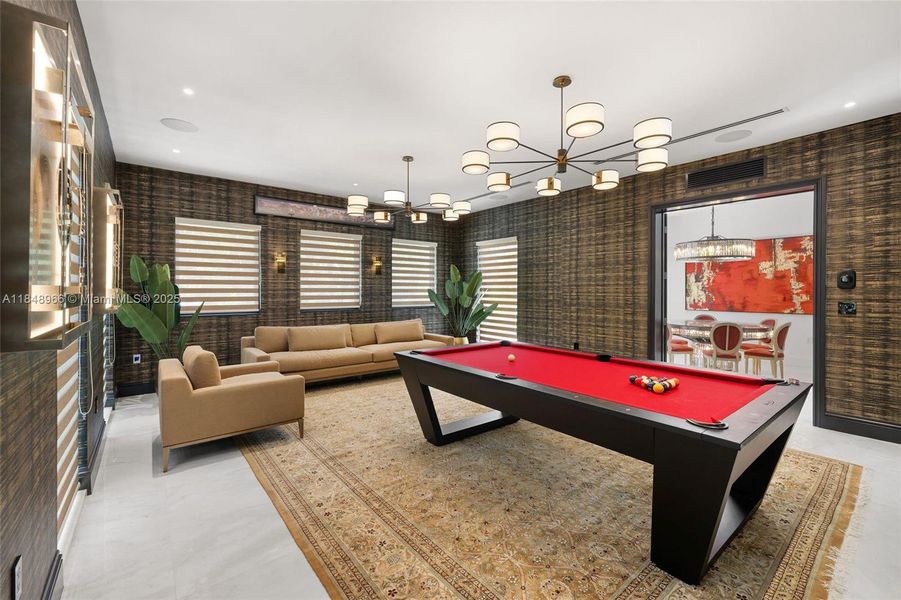 Furnished interior view inside a new home in , Miami Beach (Image 42). Furnished interior view inside a new home in , Miami Beach (Image 42).