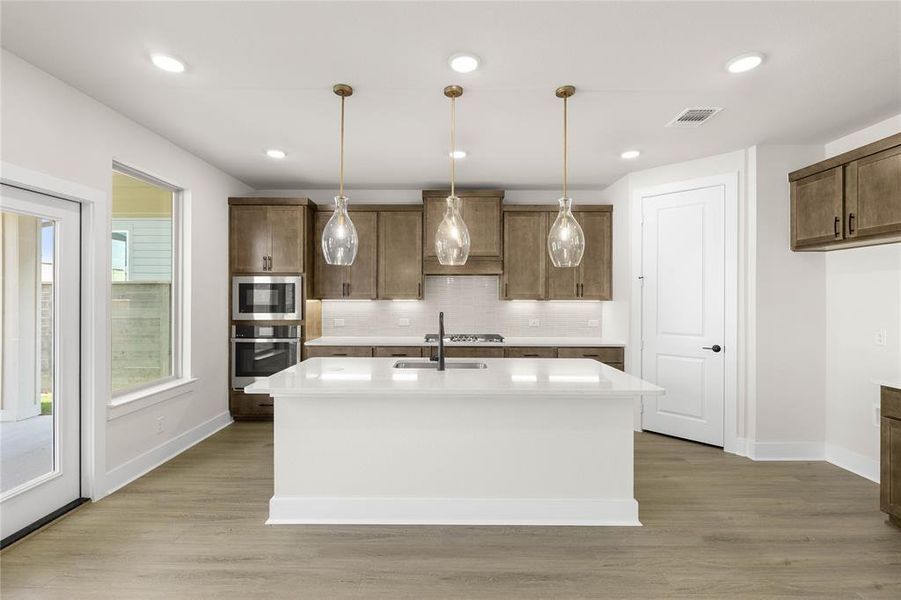 Furnished interior view inside a new home in Treeline, Justin (Image 10).