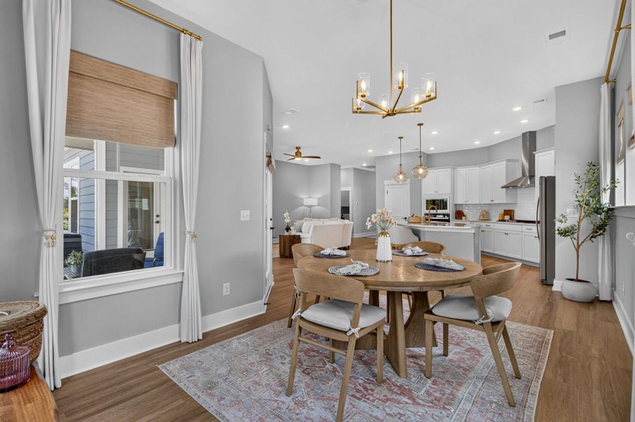 Furnished interior view inside a new home in , Summerville (Image 17).
