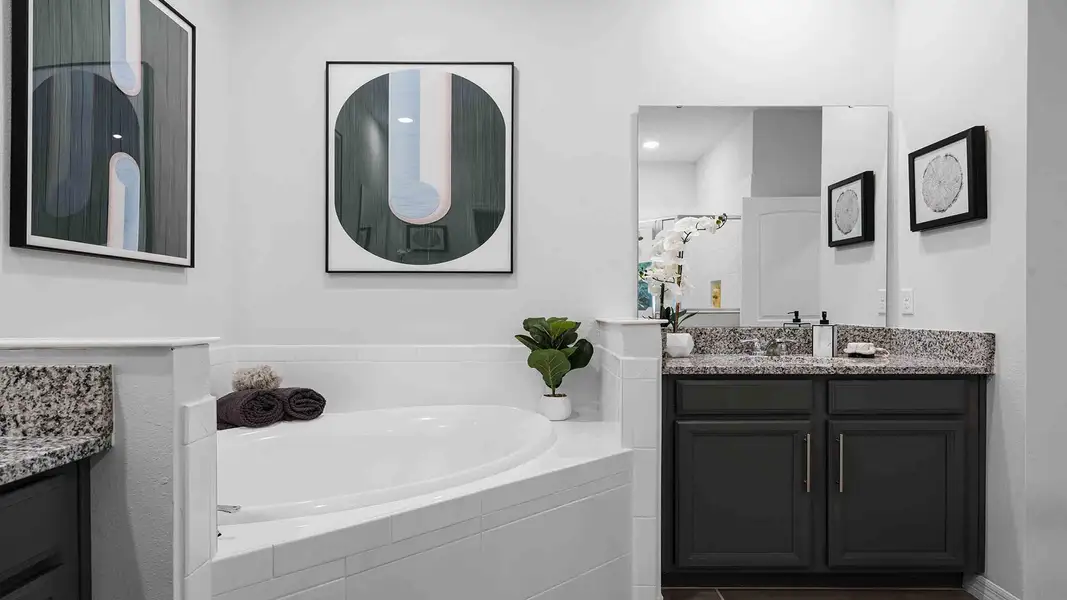 Furnished interior view inside a new home in Archers Mill, Ormond Beach (Image 7). Furnished interior view inside a new home in Archers Mill, Ormond Beach (Image 7).