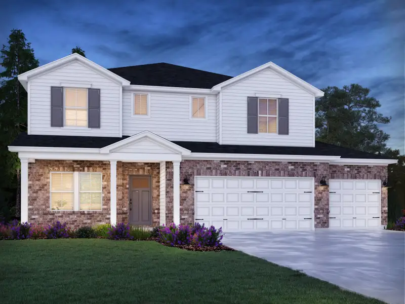Representative exterior photo of a completed home built from the Johnson by Meritage Homes in Briarcreek - Bronze Series, Cane Ridge, TN (Image 1).