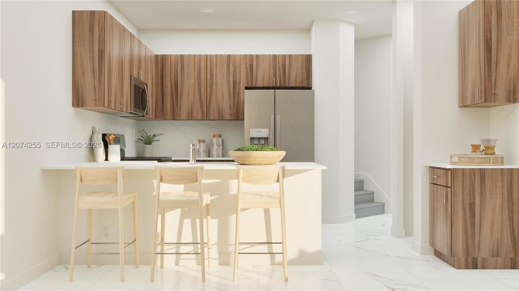 Furnished interior view inside a new home in Solterra, Sunrise (Image 13).
