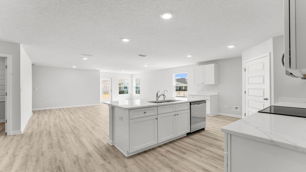 Representative furnished interior of a home built from the The Lakeside by D.R. Horton in Park Place, Panama City (Image 7). Representative furnished interior of a home built from the The Lakeside by D.R. Horton in Park Place, Panama City (Image 7).