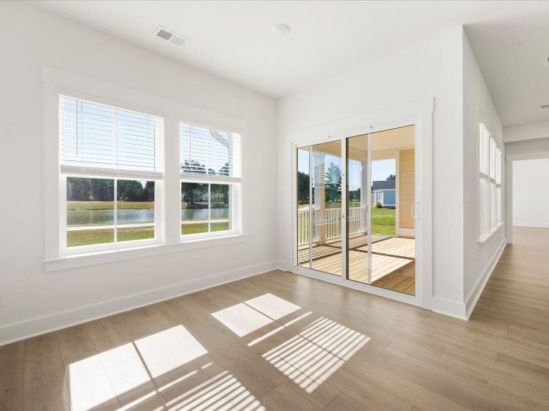 Spacious, unfurnished interior of a new home in The Coves at Lakes of Cane Bay II, Summerville (Image 18). Spacious, unfurnished interior of a new home in The Coves at Lakes of Cane Bay II, Summerville (Image 18).