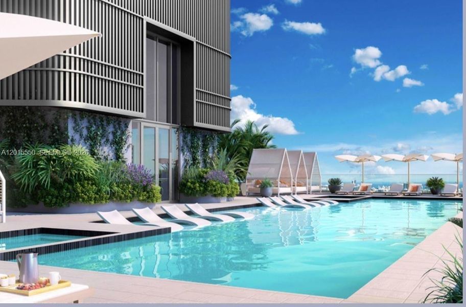 Condo located in Miami, FL showcasing its design and architecture (Image 2). Condo located in Miami, FL showcasing its design and architecture (Image 2).