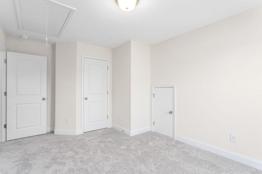 Representative unfurnished interior of a home built from the Jamestown by Keystone Homes NC in Royal Pines, Trinity (Image 66). Representative unfurnished interior of a home built from the Jamestown by Keystone Homes NC in Royal Pines, Trinity (Image 66).