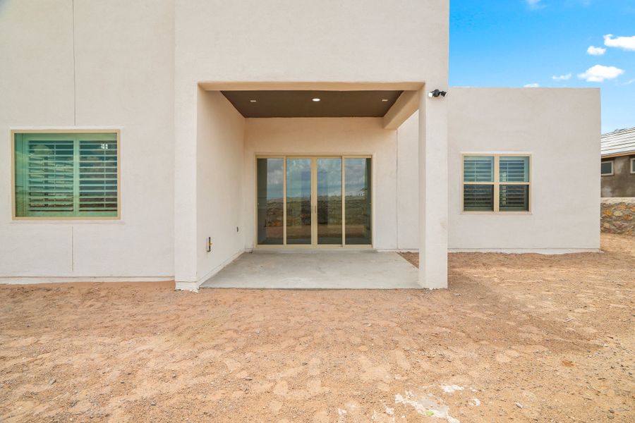 Representative exterior photo of a completed home built from the Pebble Beach by LEH. Homes in Summer Sky North, El Paso, TX (Image 28). Representative exterior photo of a completed home built from the Pebble Beach by LEH. Homes in Summer Sky North, El Paso, TX (Image 28).