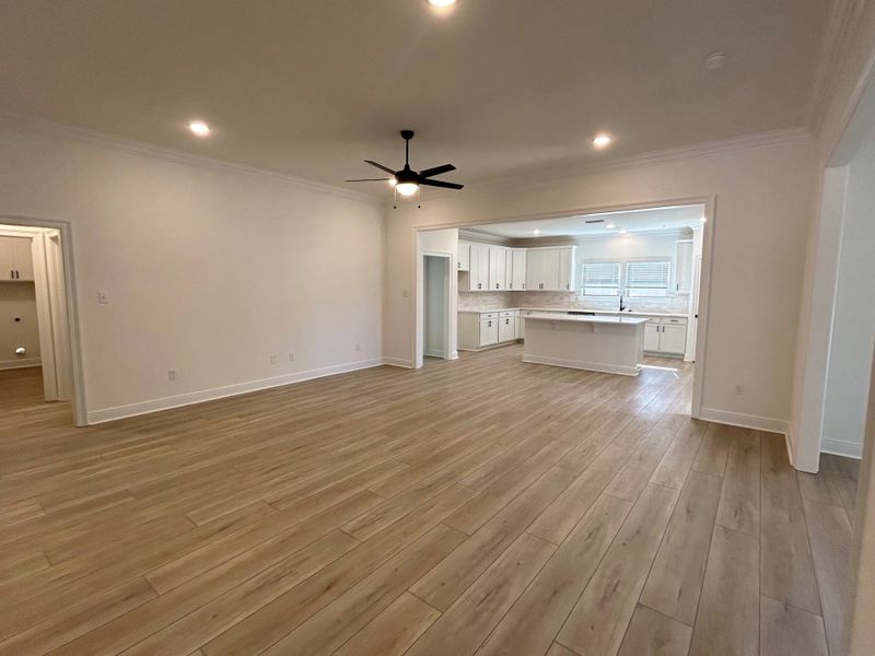 Spacious, unfurnished interior of a new home in Young Oaks, Crestview (Image 11). Spacious, unfurnished interior of a new home in Young Oaks, Crestview (Image 11).