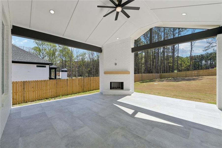 Exterior details and patio area of a home in , Grayson (Image 3).