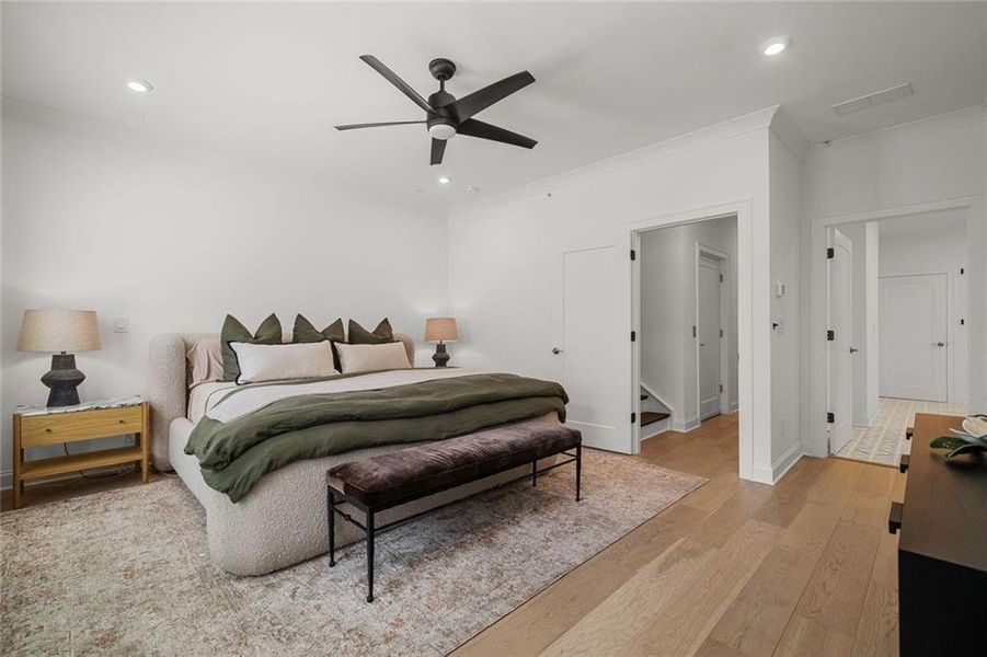 Furnished interior view inside a new home in , Alpharetta (Image 24).