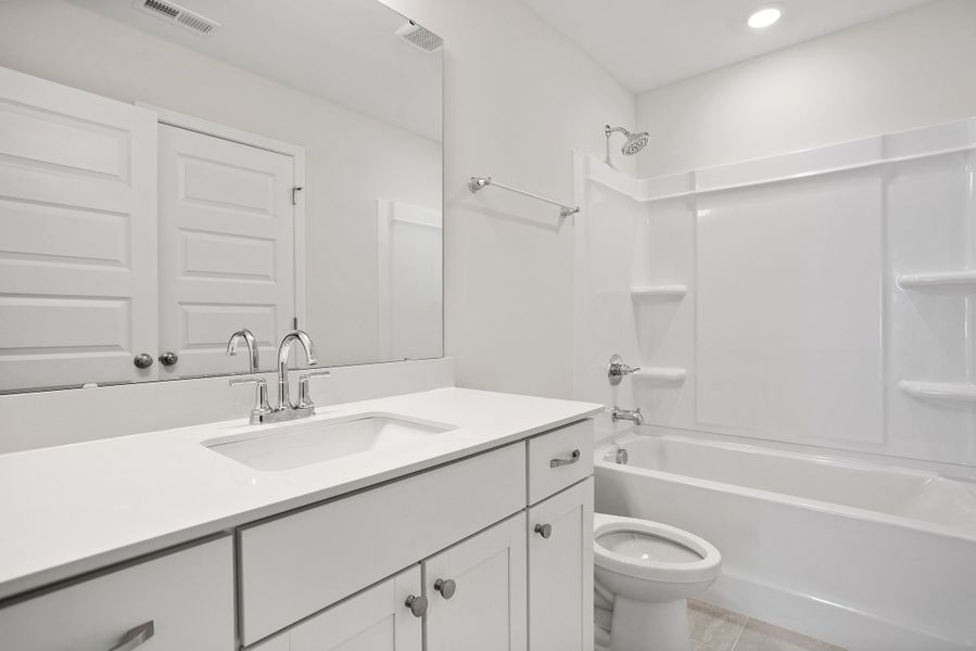 Furnished interior view inside a new home in Georgias Landing, Raleigh (Image 16).