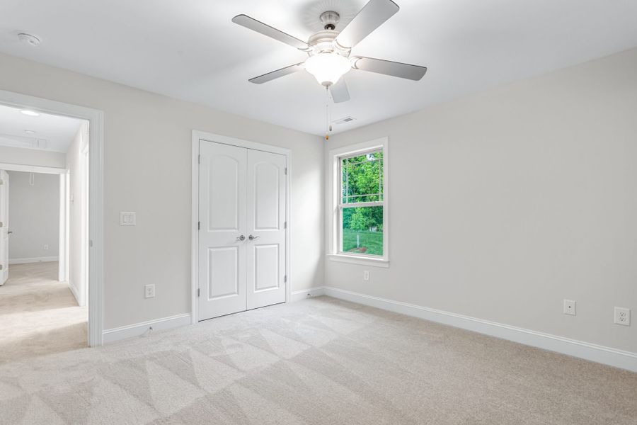 Representative unfurnished interior of a home built from the Kendall Lux by Keystone Homes NC in Weybridge, Burlington (Image 18).