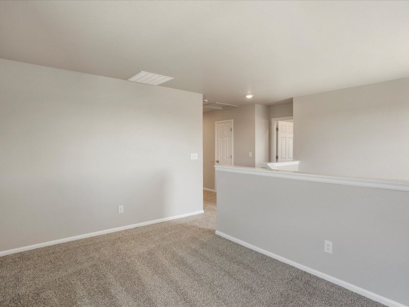 Spacious, unfurnished interior of a new home in Buffalo Highlands: The Flora Collection, Commerce City (Image 15).