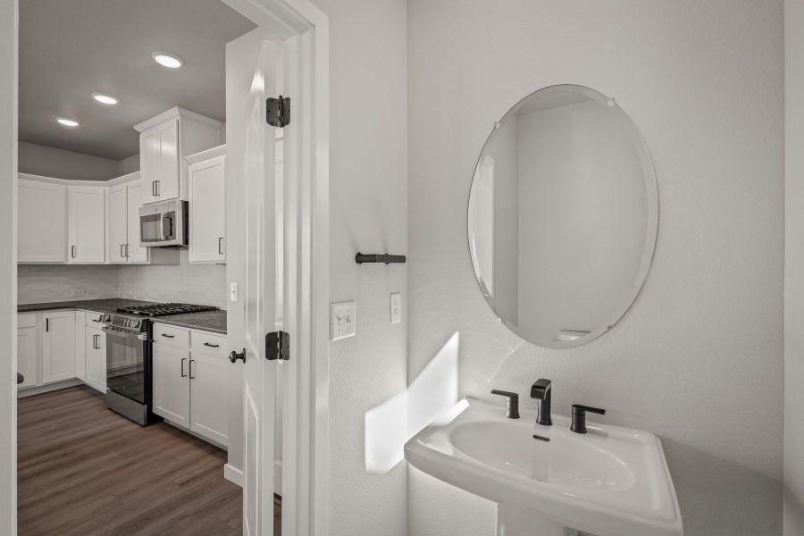 Furnished interior view inside a new home in Revel Crossing at Wolf Ranch – The Ascent Collection, Colorado Springs (Image 5).