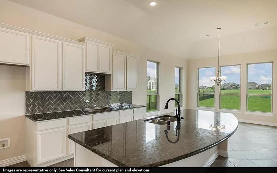 Furnished interior view inside a new home in Westwood, League City (Image 3).
