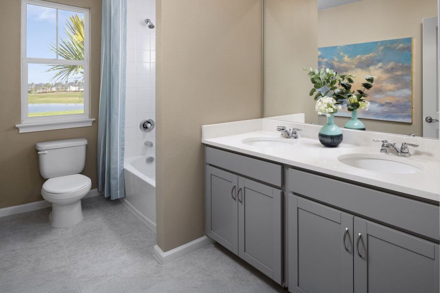 Furnished interior view inside a new home in Crosswind Ranch, Parrish (Image 13).