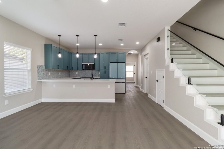 Spacious, unfurnished interior of a new home in , San Antonio (Image 17). Spacious, unfurnished interior of a new home in , San Antonio (Image 17).