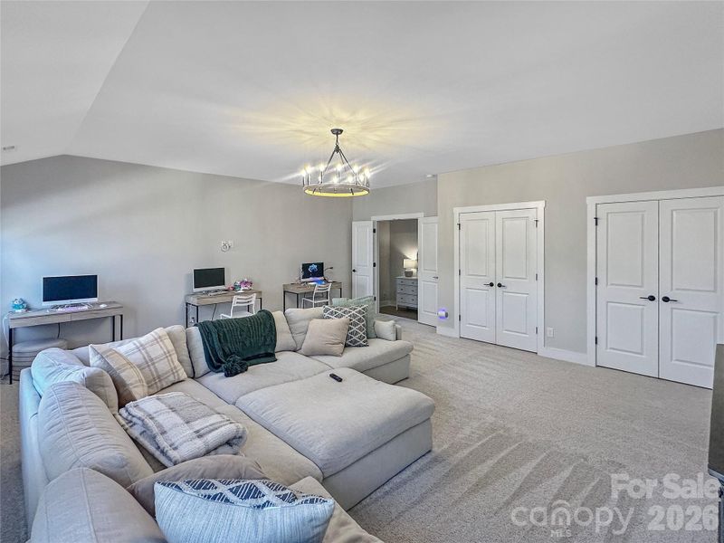 Furnished interior view inside a new home in , Mooresville (Image 29).