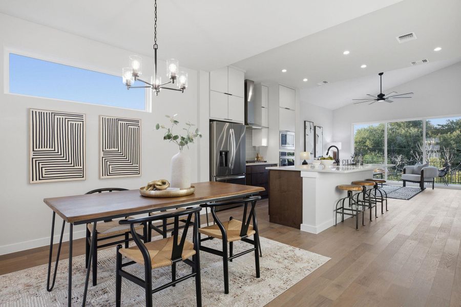Furnished interior view inside a new home in , Austin (Image 5).