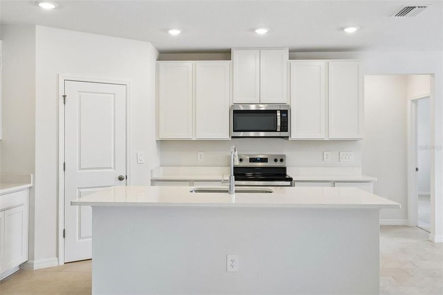 Furnished interior view inside a new home in Pine Ridge Meadows, Hudson (Image 18).