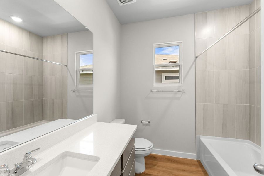 Furnished interior view inside a new home in Hickory Ridge, Elmendorf (Image 27).