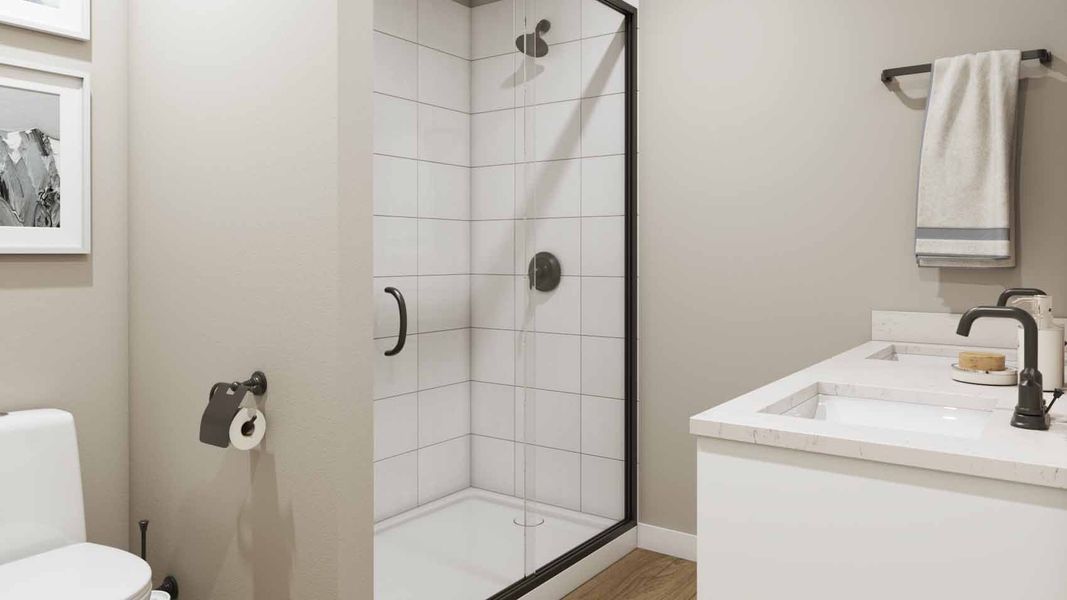 Image 10 representing the Carlton by D.R. Horton in Anderson Street Townhomes, Charlotte, NC.