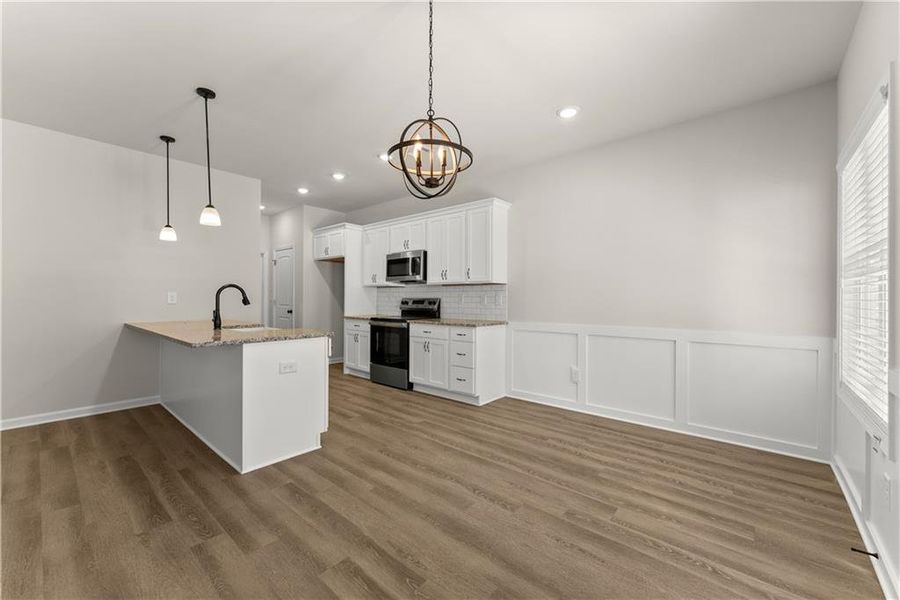 Furnished interior view inside a new home in , Lula (Image 8).