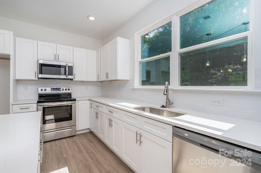 Representative Photo. Kitchen with natural light