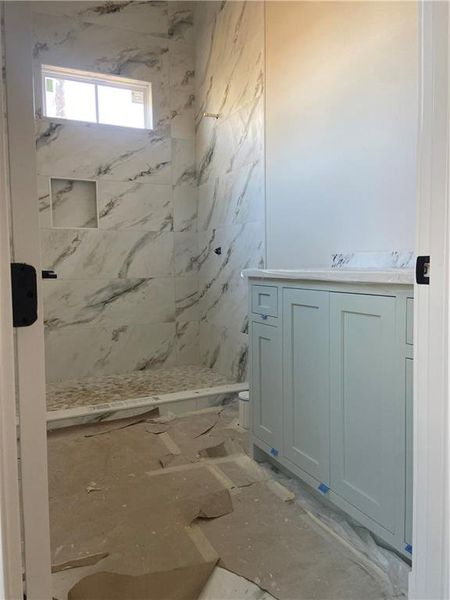 In-progress construction of a new home in , Acworth, GA (Image 64).