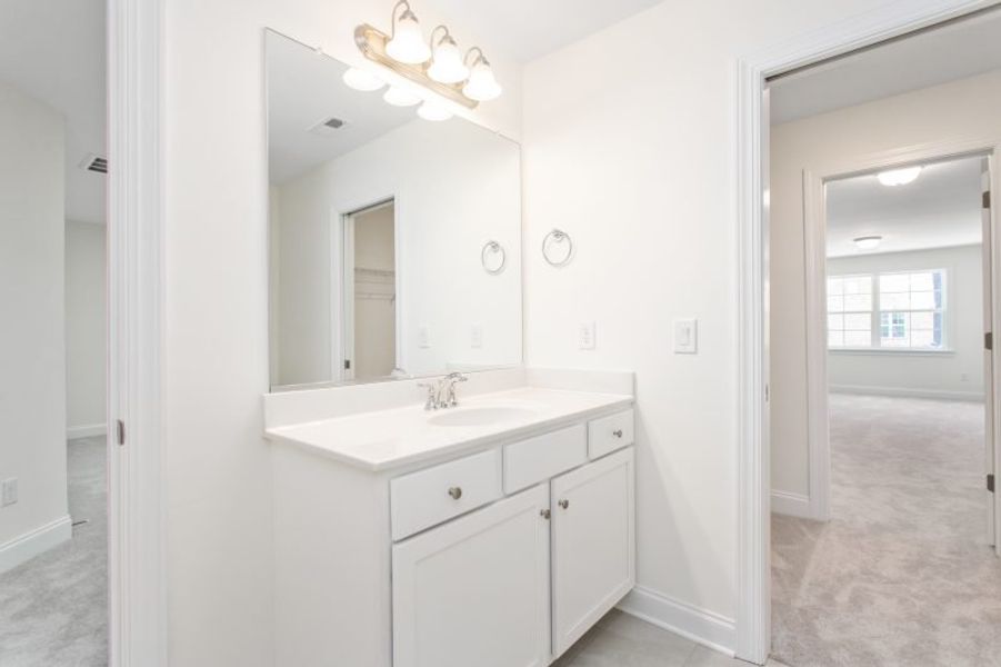 Representative furnished interior of a home built from the Devon by Keystone Homes NC in Trellises, High Point (Image 14).