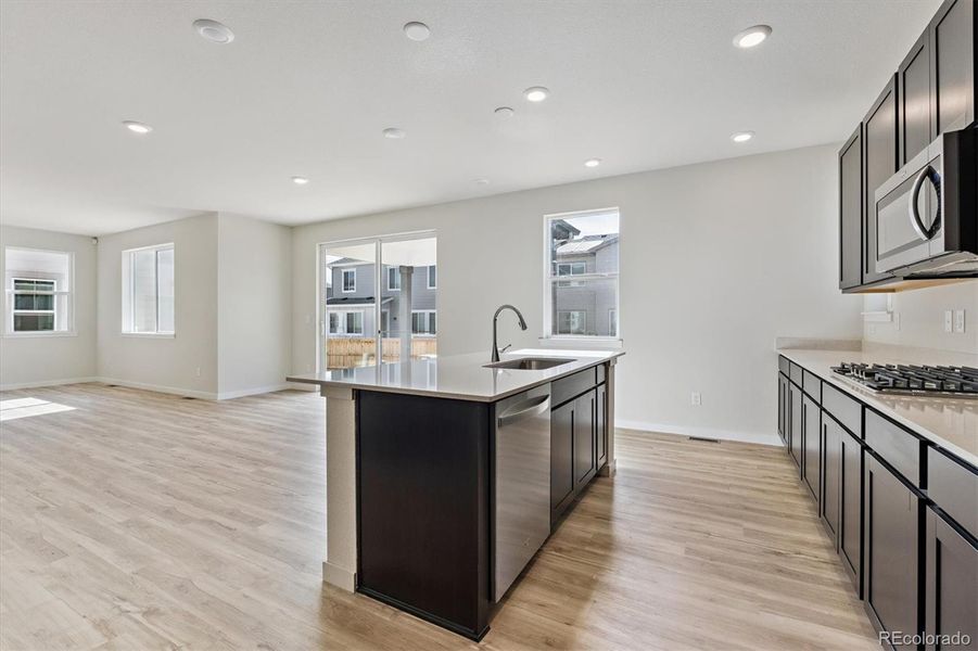 Furnished interior view inside a new home in Floret Collection at Parkdale Commons, Lafayette (Image 9).