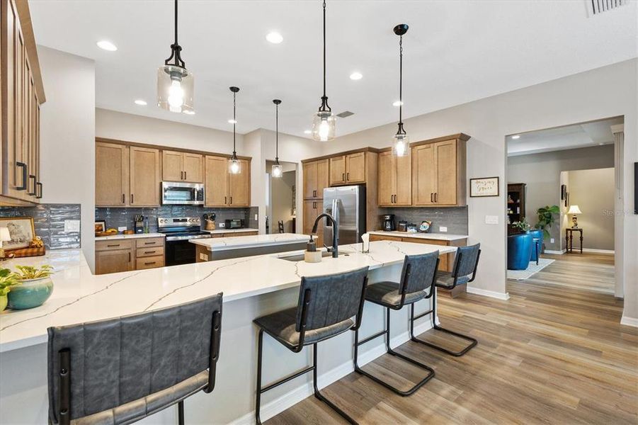 Furnished interior view inside a new home in , The Villages (Image 19).