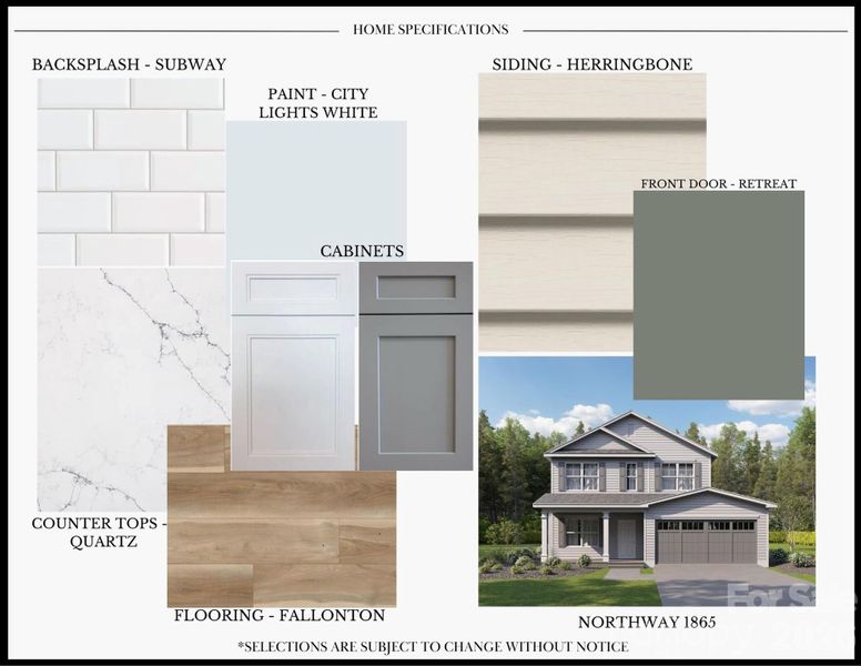 Sample of building materials used in homes in , Charlotte (Image 23).