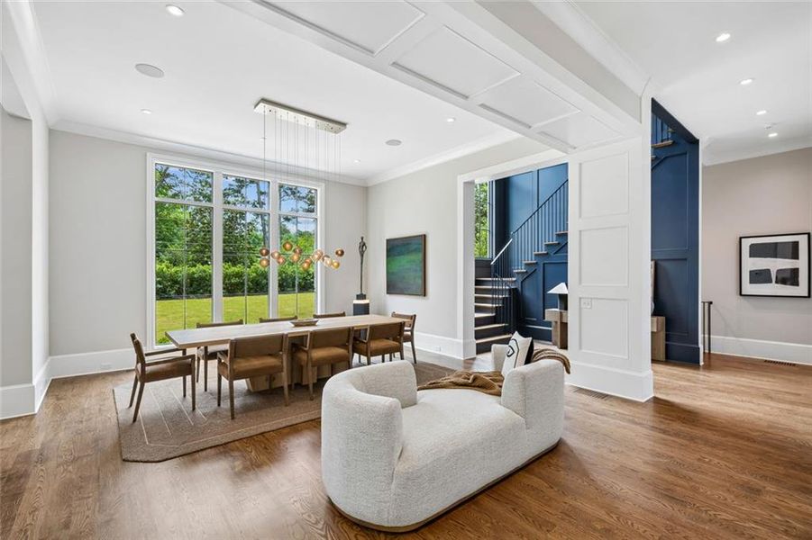 Furnished interior view inside a new home in , Atlanta (Image 7).
