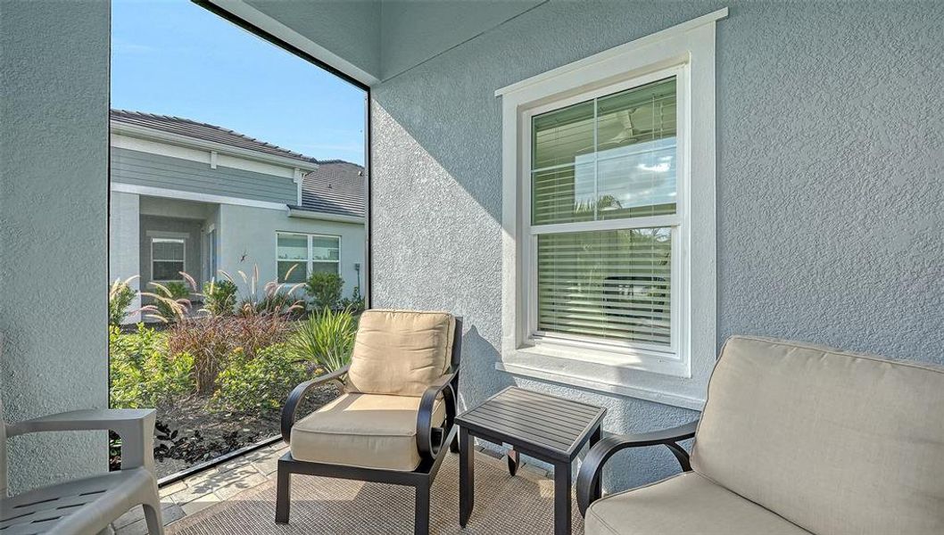 Exterior details and patio area of a home in , Sarasota (Image 22).