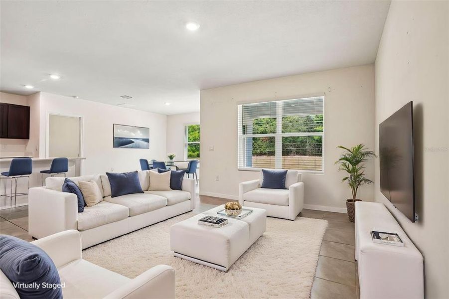 Furnished interior view inside a new home in Lake Diamond, Ocala (Image 10).