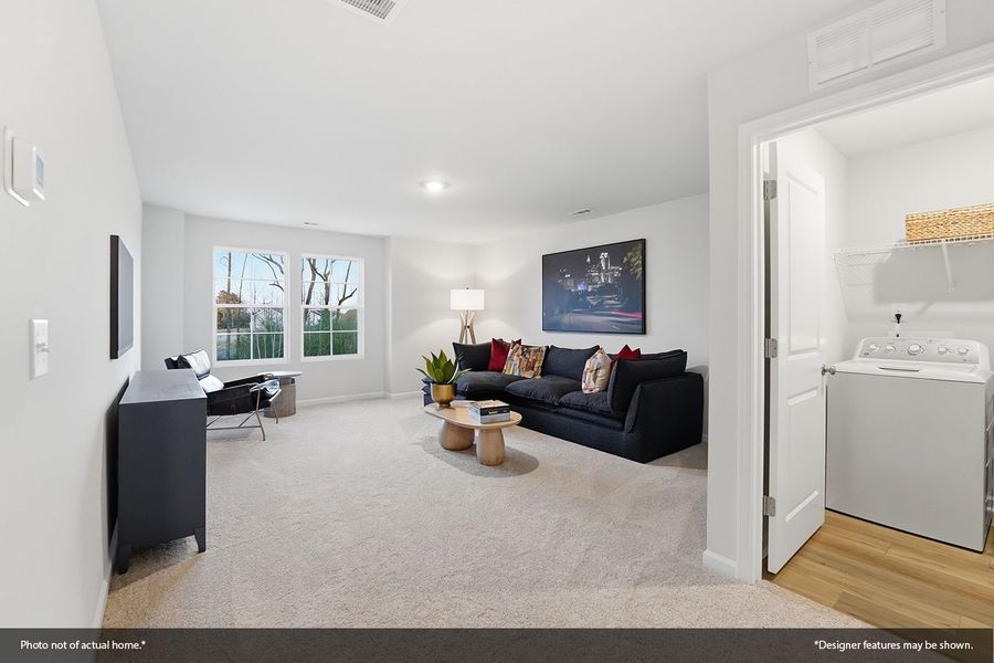 Furnished interior view inside a new home in Winston Ridge, Youngsville (Image 9).