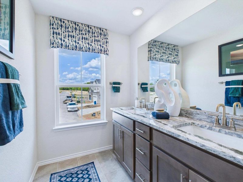 Representative furnished interior of a home built from the The Gillian C by Davidson Homes LLC in Cedar Heights, San Antonio (Image 27).
