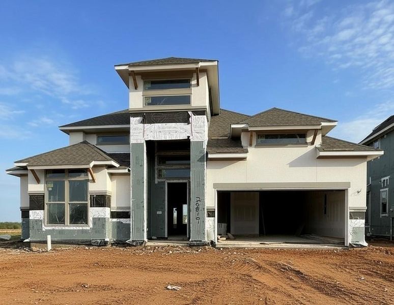 In-progress construction of a new home in Jubilee, Hockley, TX (Image 5).