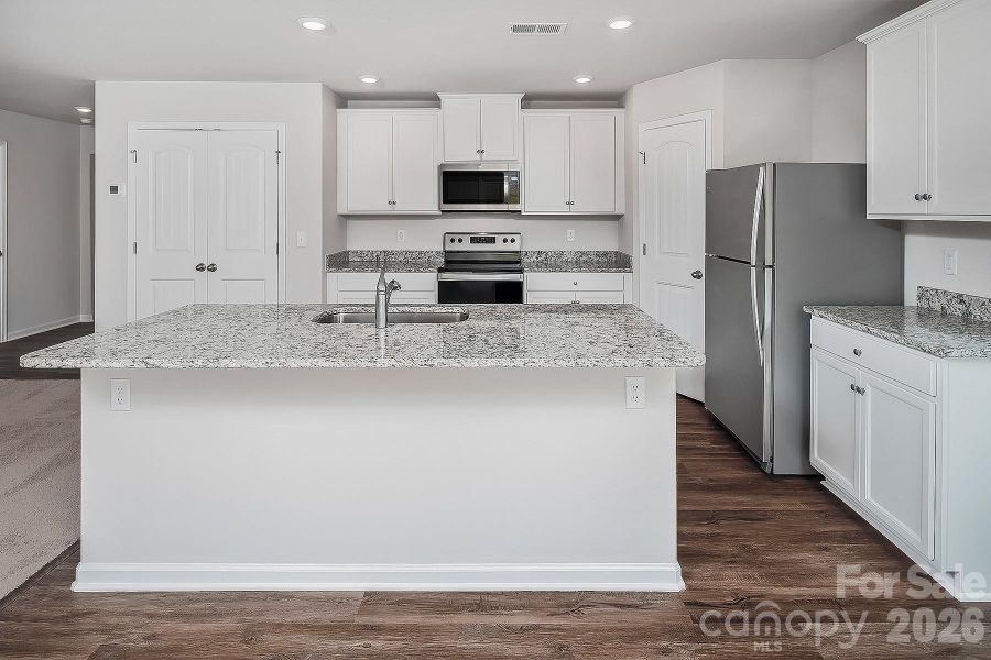 Furnished interior view inside a new home in , Winston-Salem (Image 6).