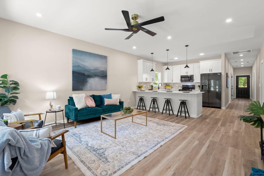 Furnished interior view inside a new home in , Ravenel (Image 12). Furnished interior view inside a new home in , Ravenel (Image 12).
