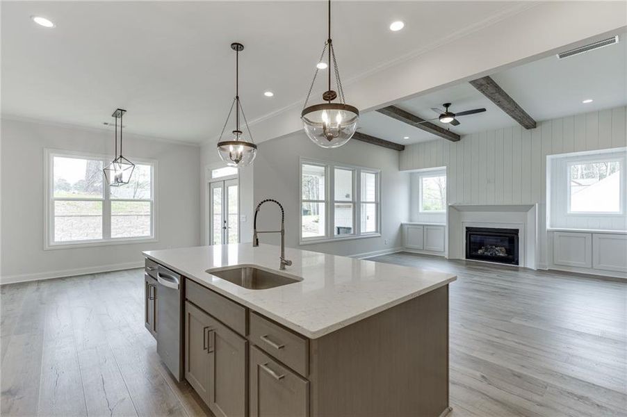Furnished interior view inside a new home in , Cumming (Image 16).