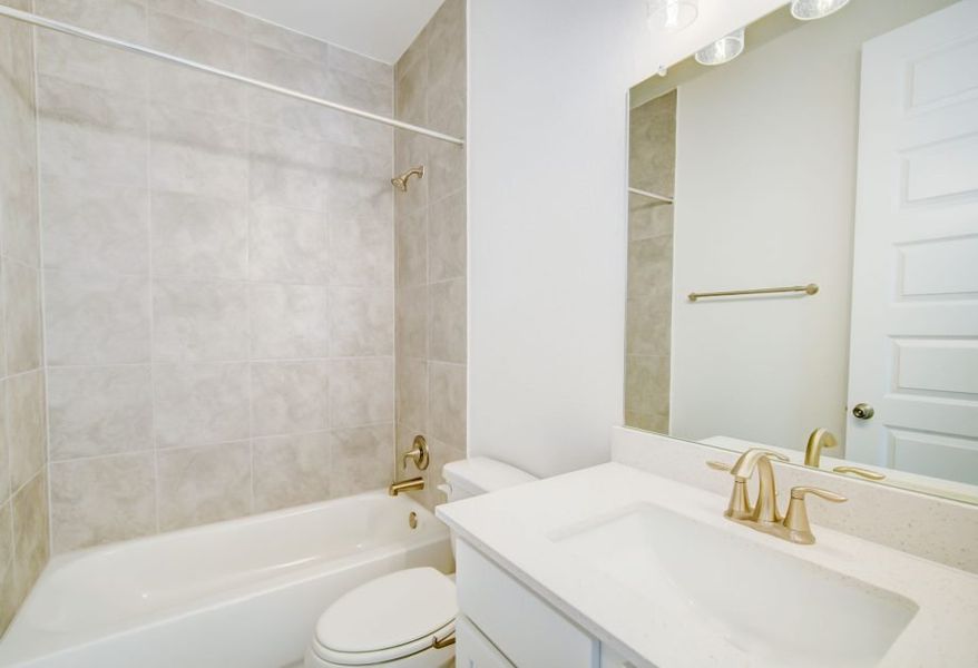 Furnished interior view inside a new home in Center 45, Round Rock (Image 12).