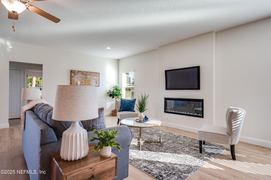 Furnished interior view inside a new home in , Jacksonville (Image 17).
