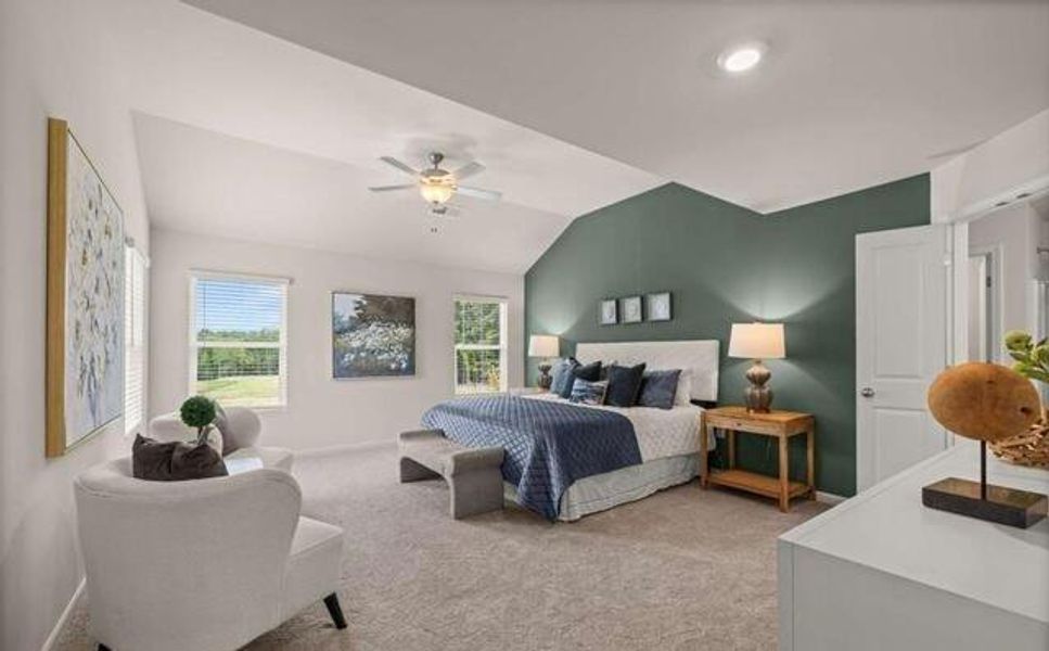 Furnished interior view inside a new home in Walden Park - The Retreat, Jonesboro (Image 30).