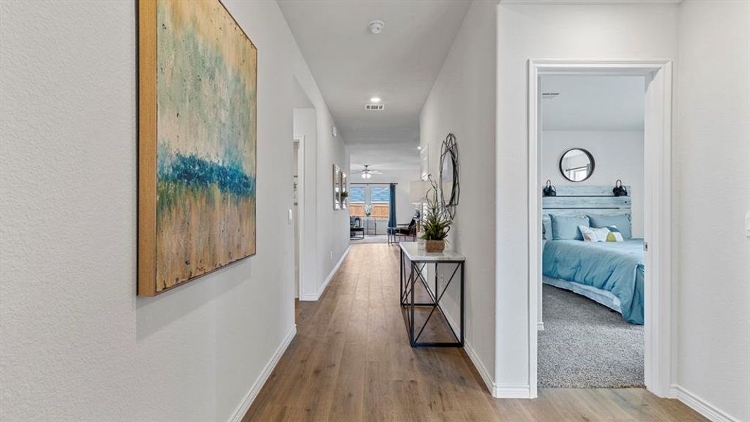 Furnished interior view inside a new home in Bel Air Village, Sherman (Image 16).